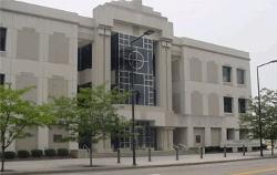 Exterior street-level view of the front entrance 